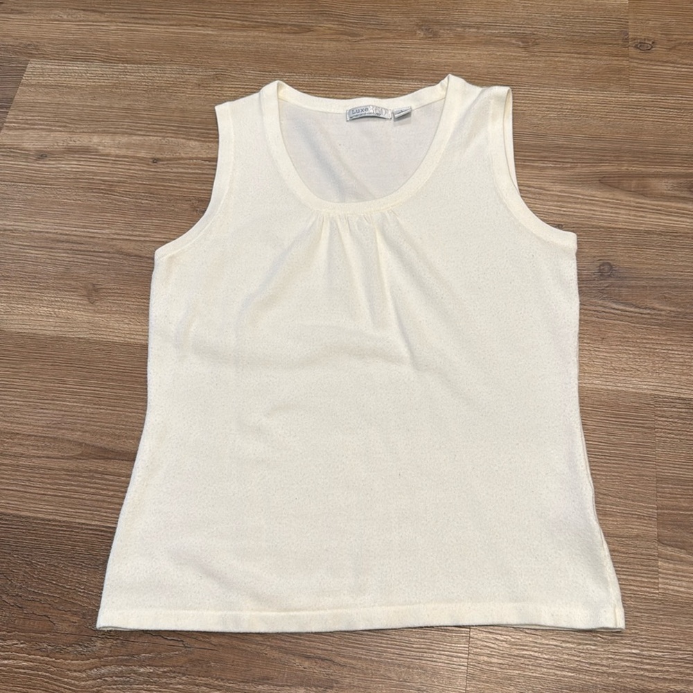 Vintage sweater tank by luxe 360